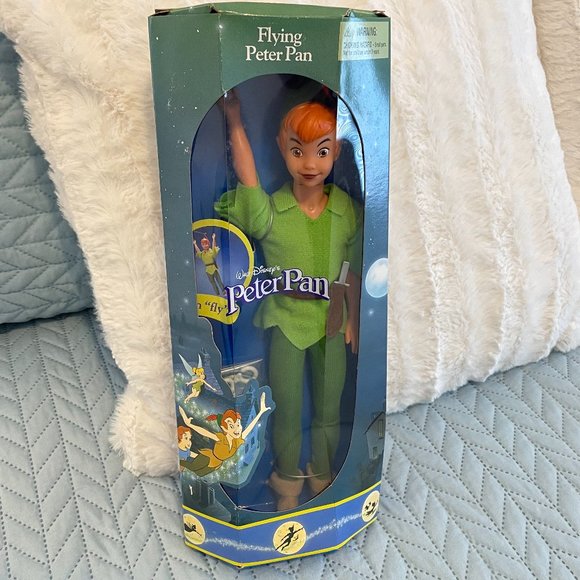 Disney | Toys | Walt Disney Vintage 997 Flying Peter Pan Mattel Doll ...